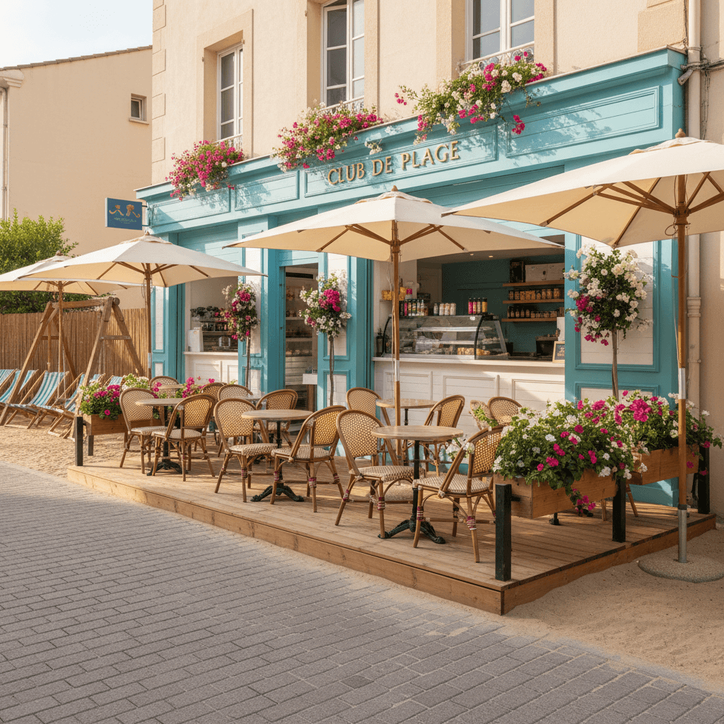 Snack à Perpignan : terrasse - licence IV - Image 1