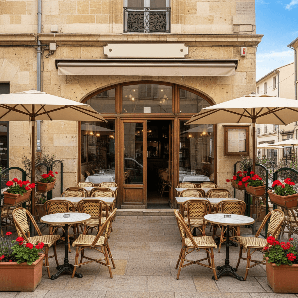 Restaurant 400m² à Nîmes : terrasse - licence IV - Image 1