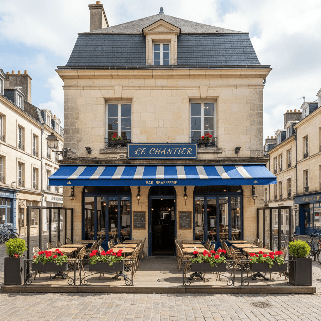 Bar-brasserie 80m² à Caen : terrasse - licence IV - Image 1