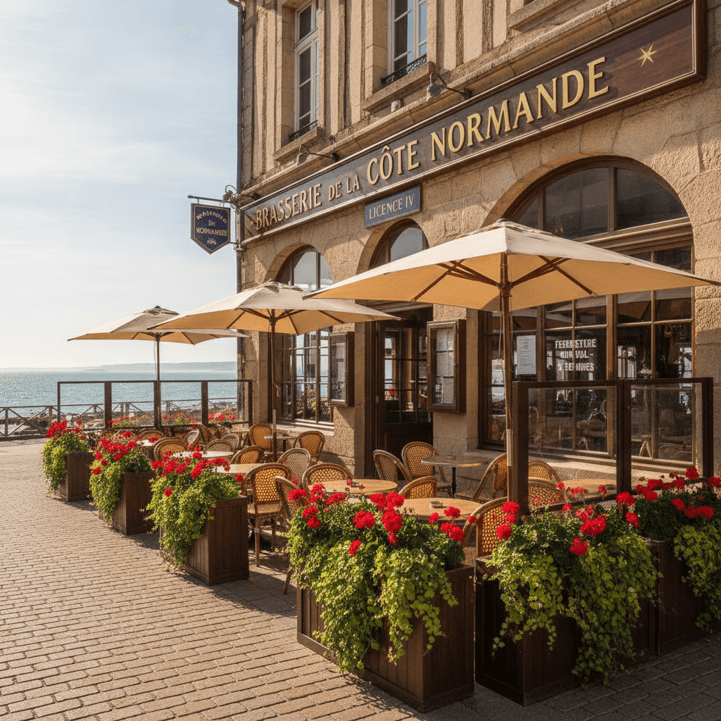 Bar-brasserie à Caen : terrasse - licence IV - Image 1