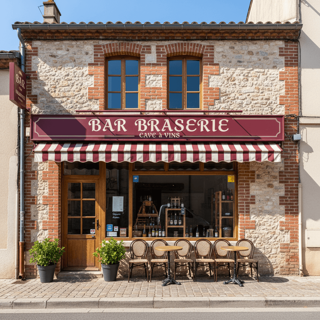 Bar-brasserie 197m² à Toulouse : terrasse - licence IV