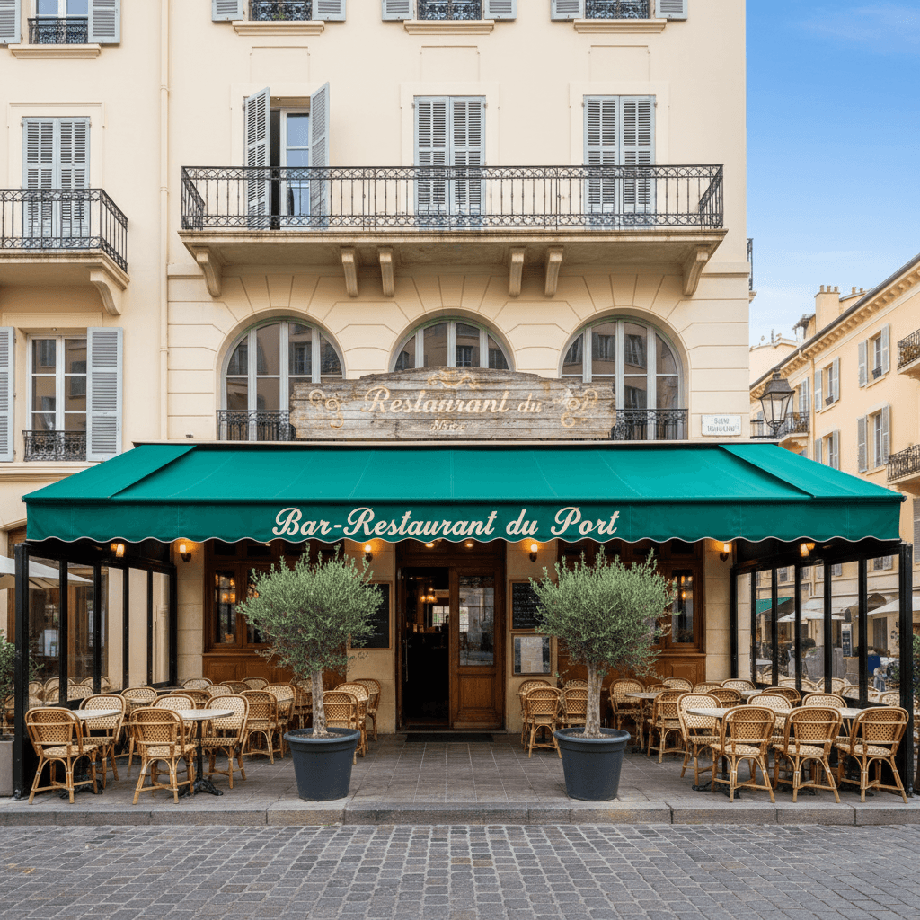 Bar-brasserie 90m² à Nice : terrasse - licence IV