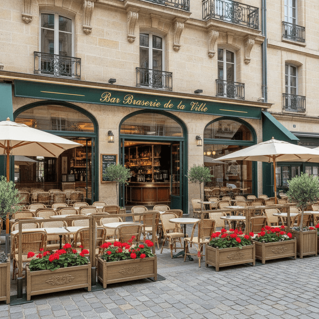 Bar-brasserie 160m² à Saint-Étienne : terrasse - licence IV - Image 1