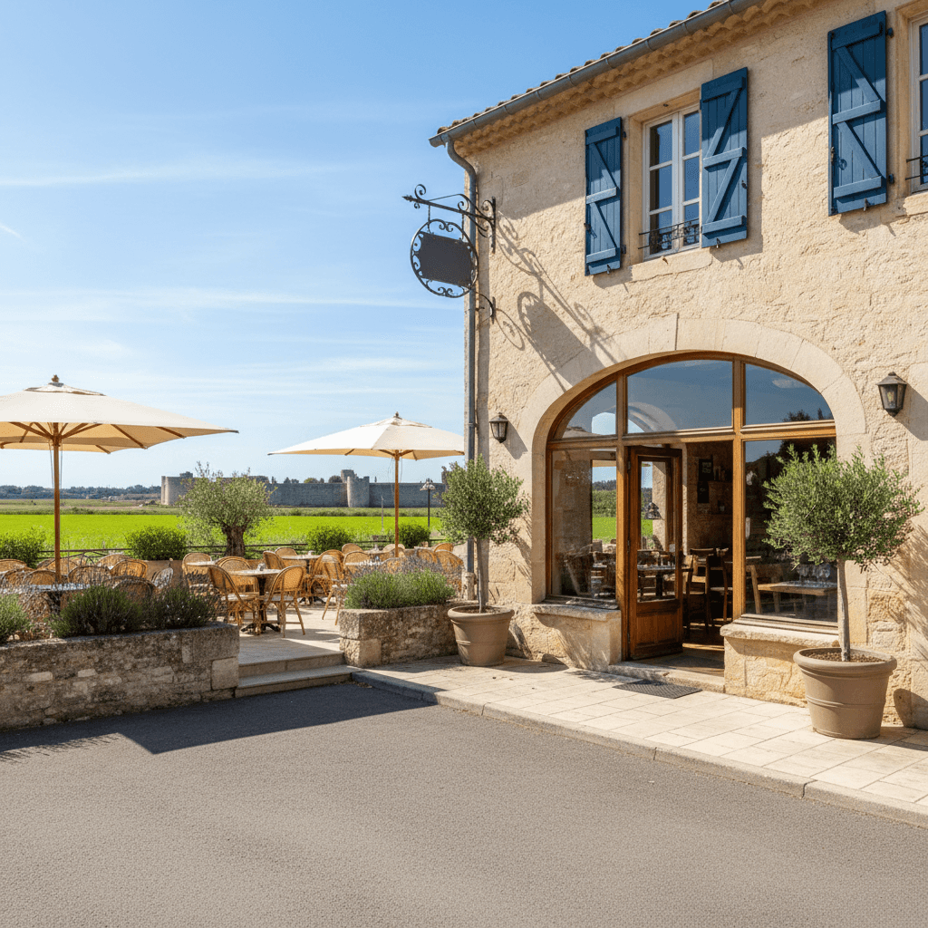 Restaurant 185m² à Saint-Laurent-D'Aigouze : terrasse - licence IV - Image 1