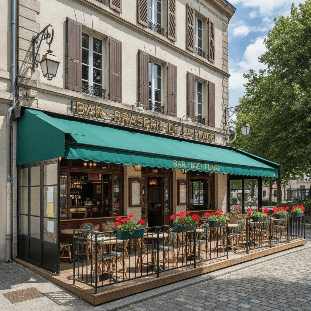 Bar-brasserie 180m² à Caen : terrasse - licence IV - Image 1