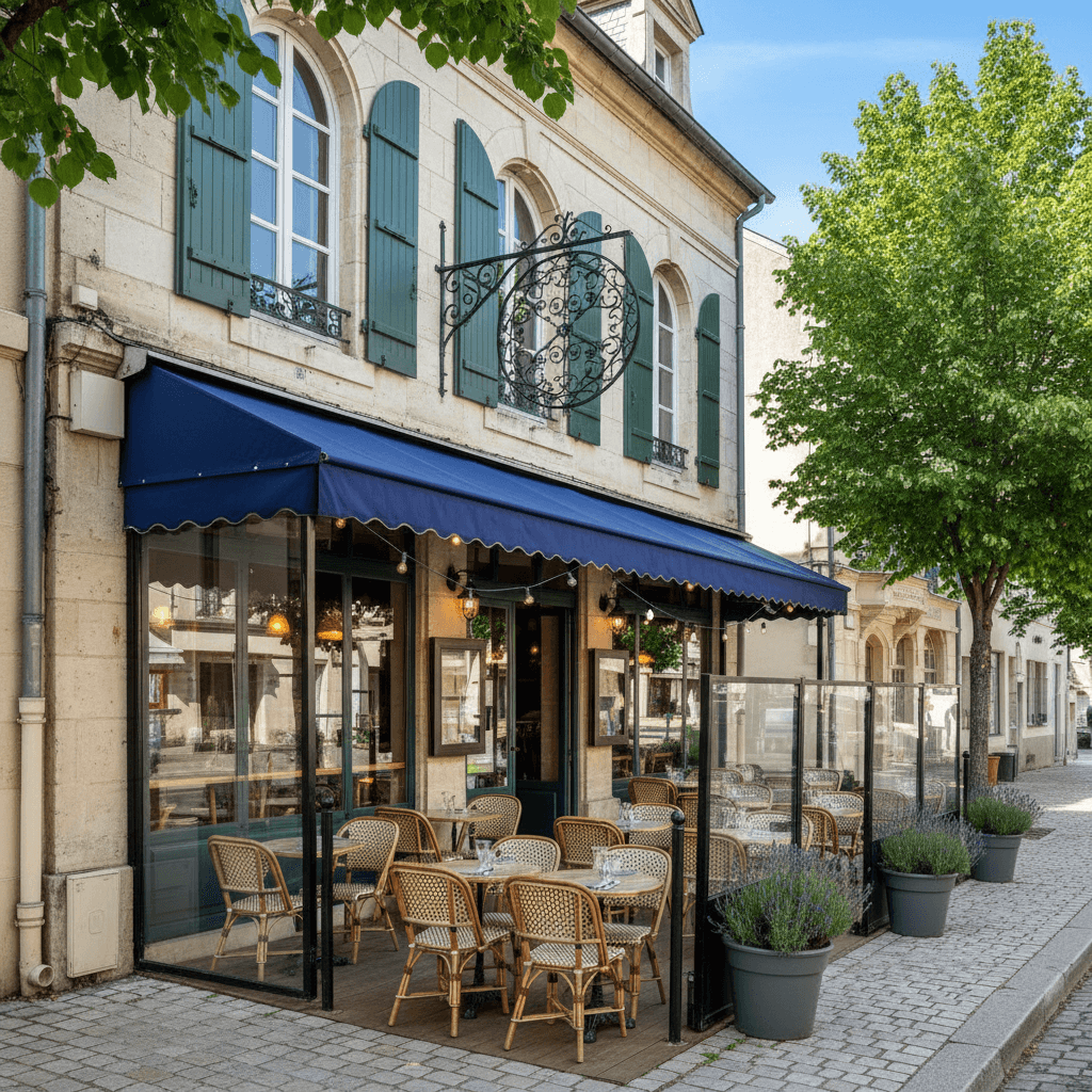 Restaurant à Biard : terrasse - licence IV - Image 1