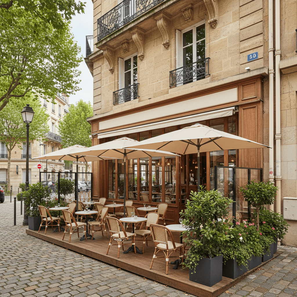 Restaurant 210m² à Saint-Maur-des-Fossés : terrasse - licence IV - Image 1