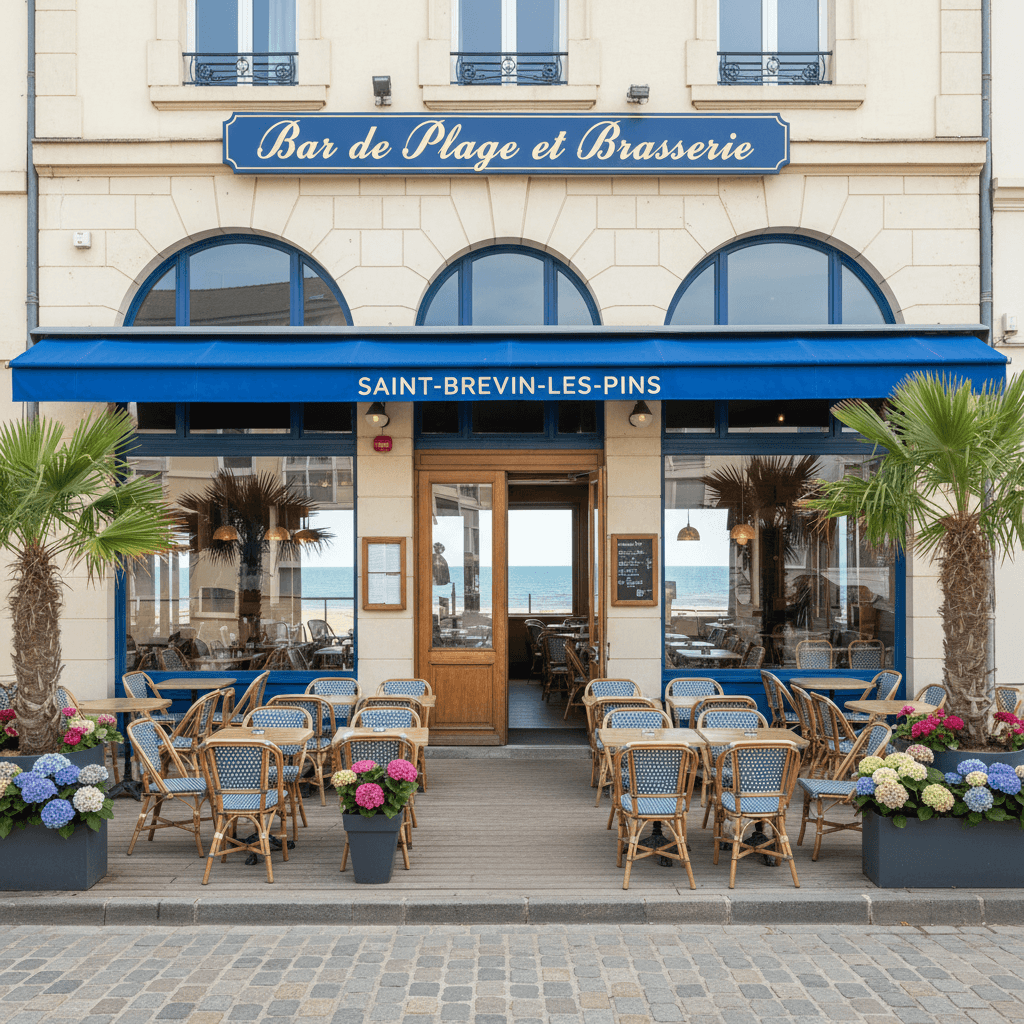 Bar-brasserie à Saint-Brevin-Les-Pins : terrasse - licence IV - Image 1