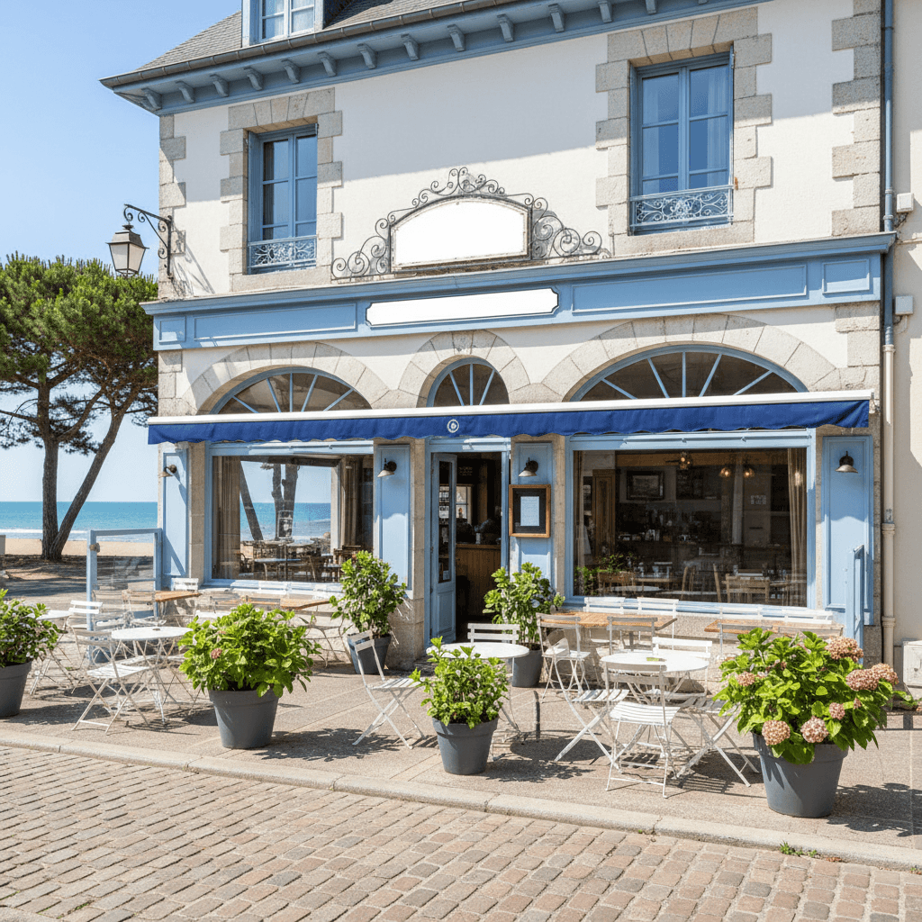 Restaurant à Saint-Brevin-Les-Pins : terrasse - licence IV - Image 1