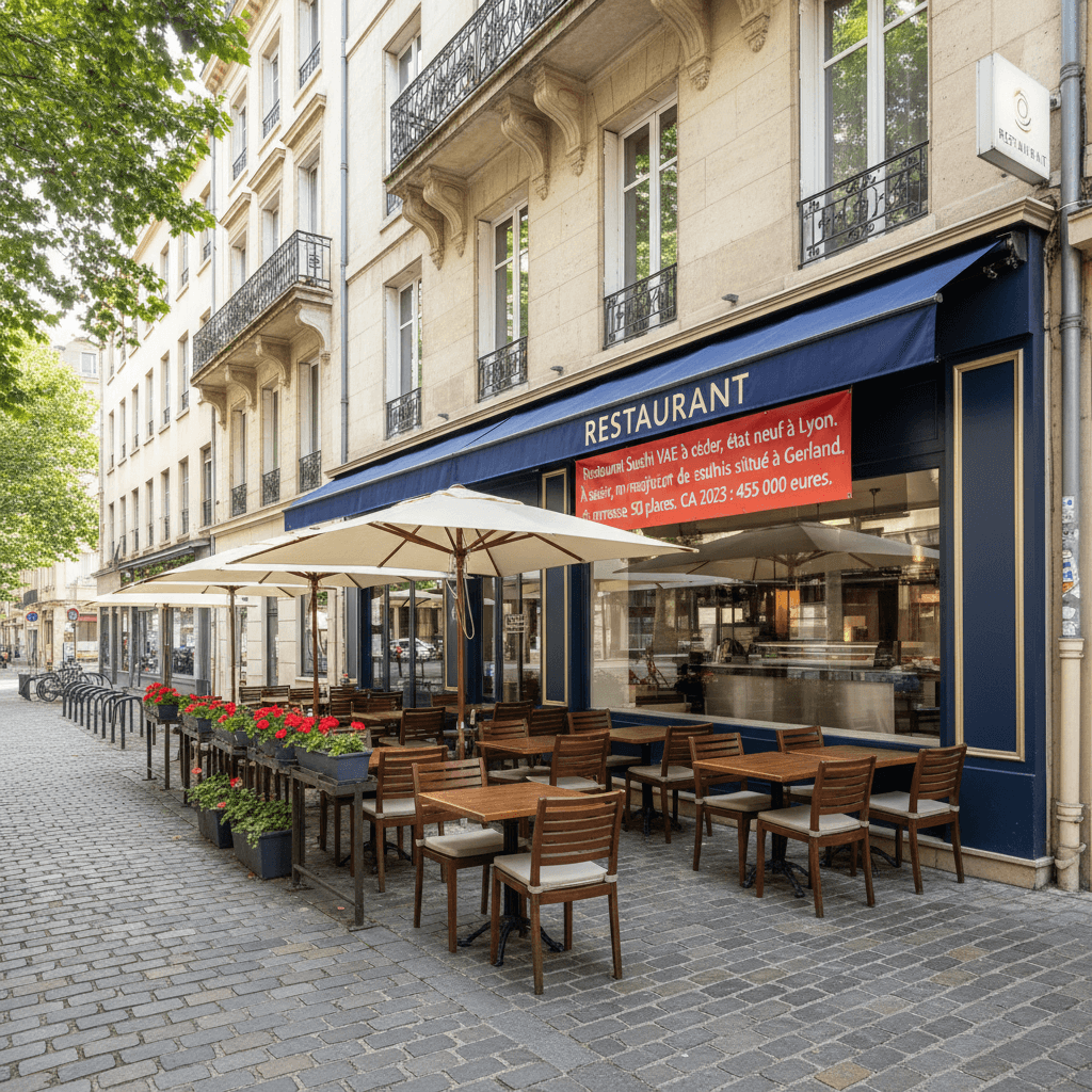 Restaurant à Lyon : terrasse - Image 1