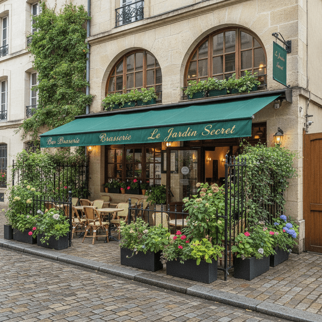 Bar-brasserie à Caen : terrasse - Image 1