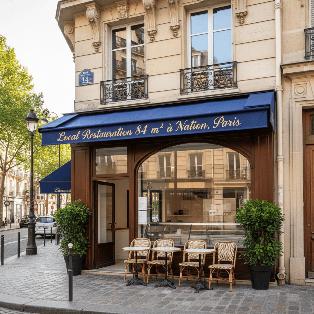 Local Restauration 84 m² à Nation, Paris - Image 1