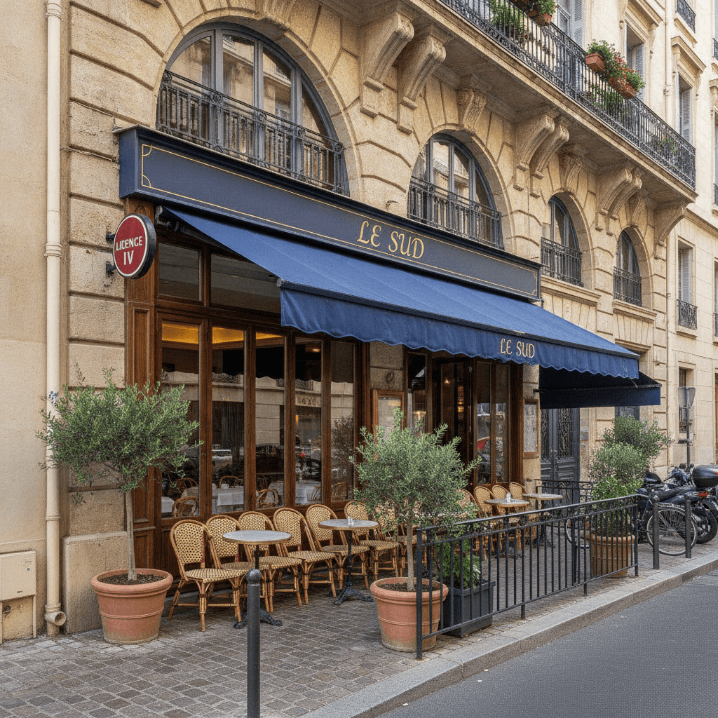 Restaurant 110m² à Marseille : terrasse - licence IV