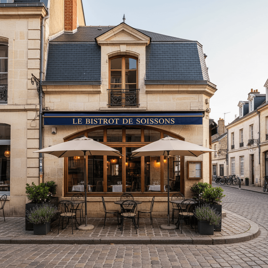 Restaurant 58m² à Soissons : terrasse - licence IV - Image 1
