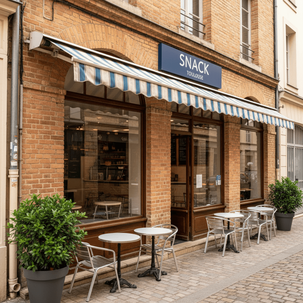 Snack 120m² à Toulouse : cuisine équipée - chambre froide