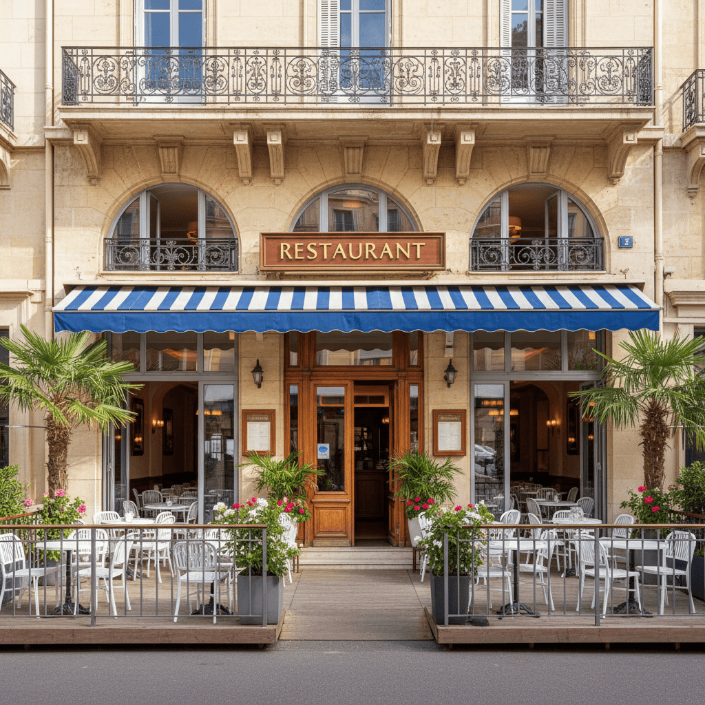 Restaurant 134m² à Cannes : terrasse - licence IV - Image 1