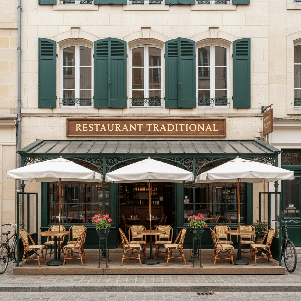 Restaurant 169m² à Agen : terrasse - extraction - Image 1