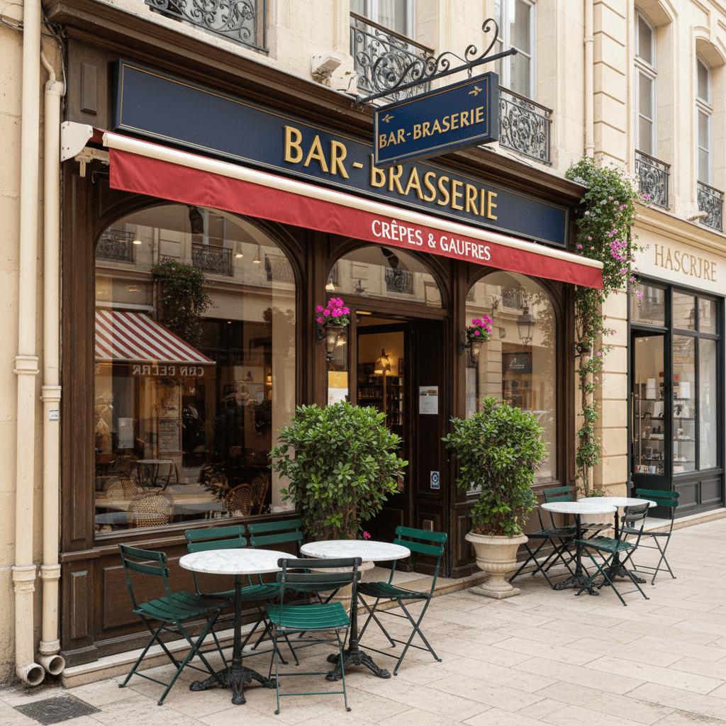 Bar-brasserie à Montpellier : terrasse - licence IV