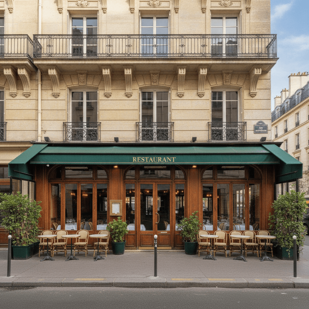 Restaurant 55 couverts à Paris : terrasse - licence IV - Image 1