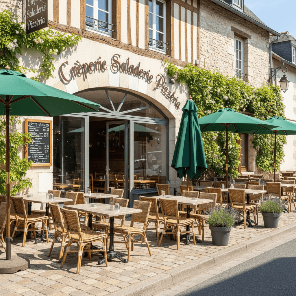 Restaurant à La Roche-Sur-Yon : terrasse - Image 1
