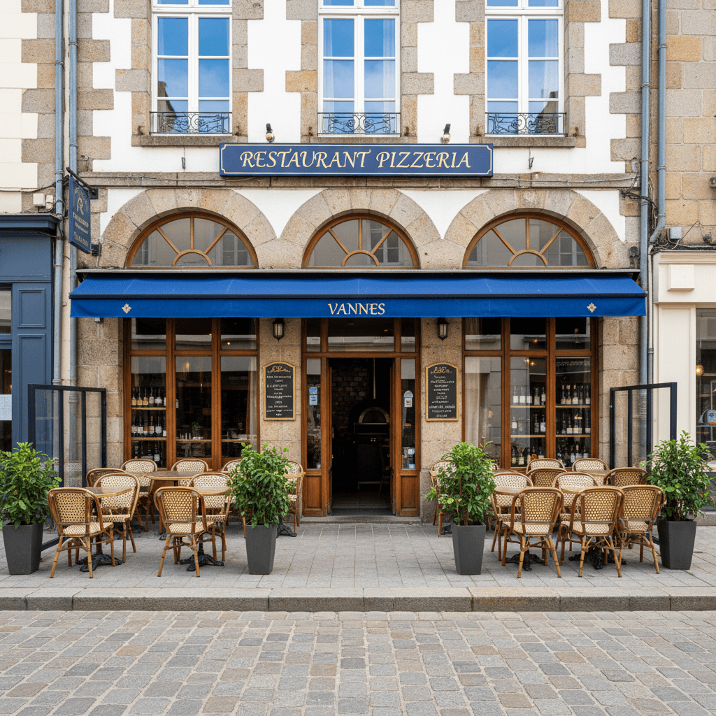Restaurant 183m² à Vannes : terrasse - extraction - Image 1