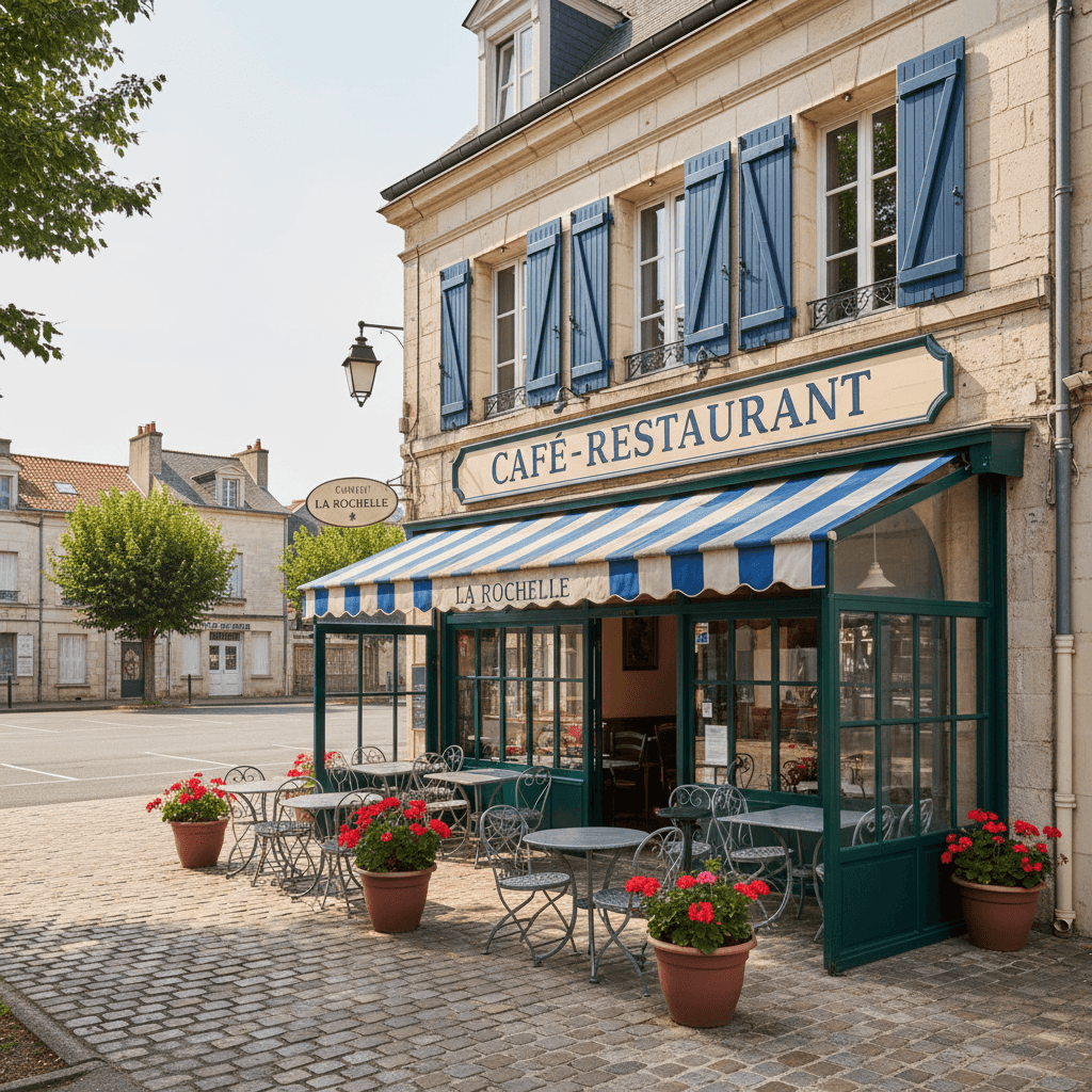 Restaurant à La Rochelle : terrasse - licence IV - Image 1