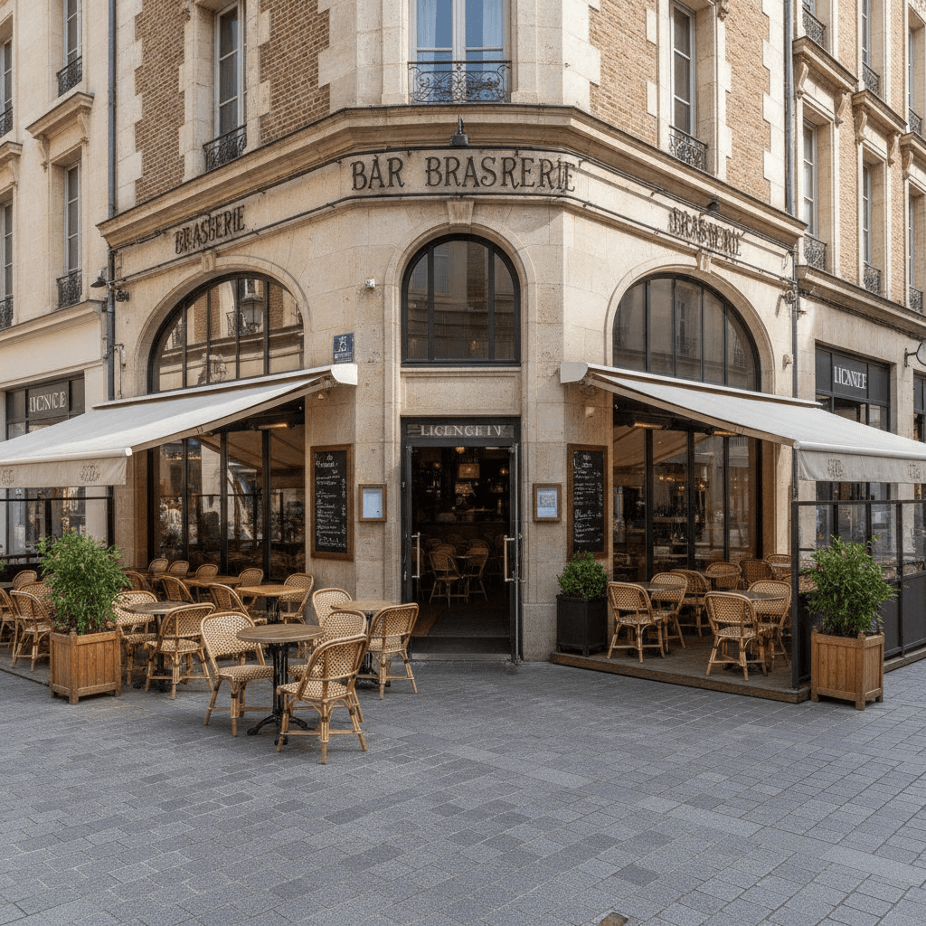 Bar-brasserie 120m² à Arras : terrasse - licence IV - Image 1
