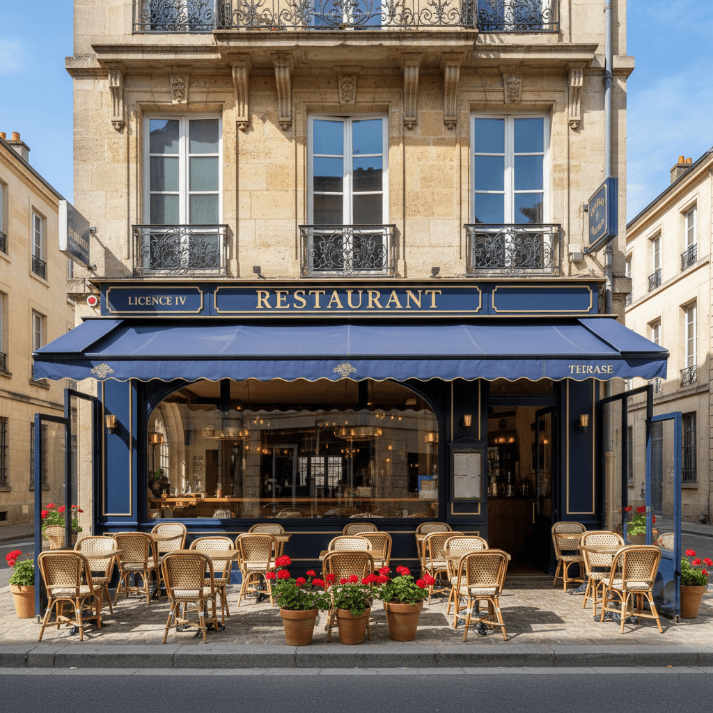 Restaurant 50m² à Bordeaux : terrasse - licence IV - Image 1