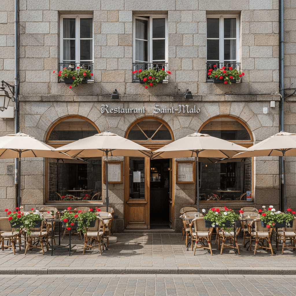 Restaurant 180m² à Saint-Malo : terrasse - licence IV