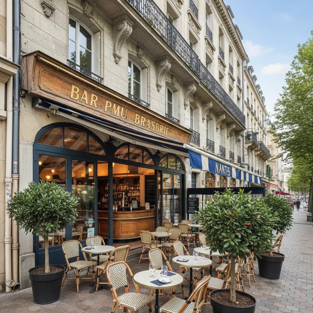 Bar-brasserie 120m² à Nantes : terrasse - licence IV - Image 1