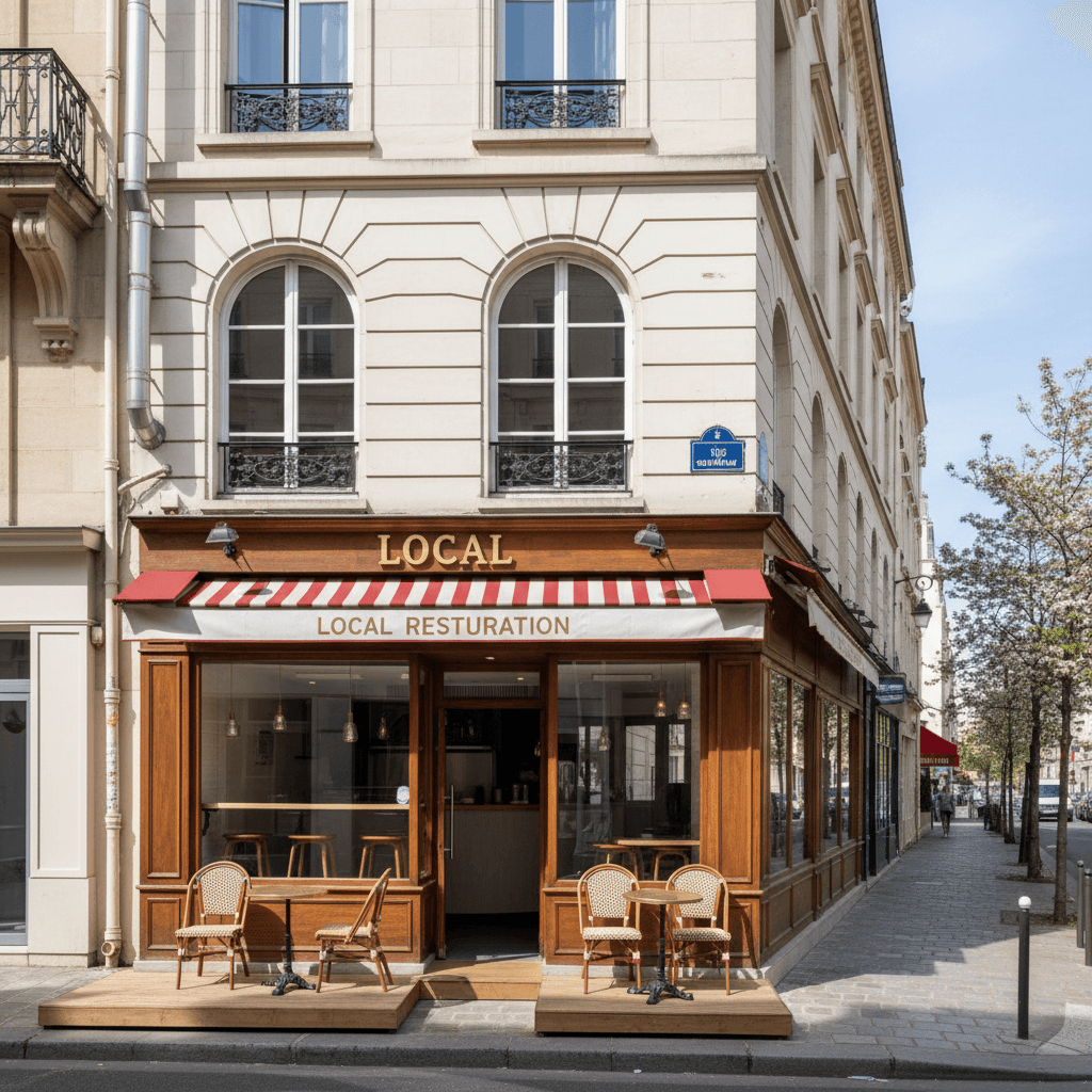 Fast-food 10 couverts à Asnières-sur-Seine : extraction - Image 1