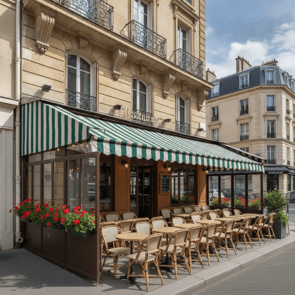 Restaurant 76 couverts à Villeneuve-la-Garenne : terrasse - licence IV - Image 1
