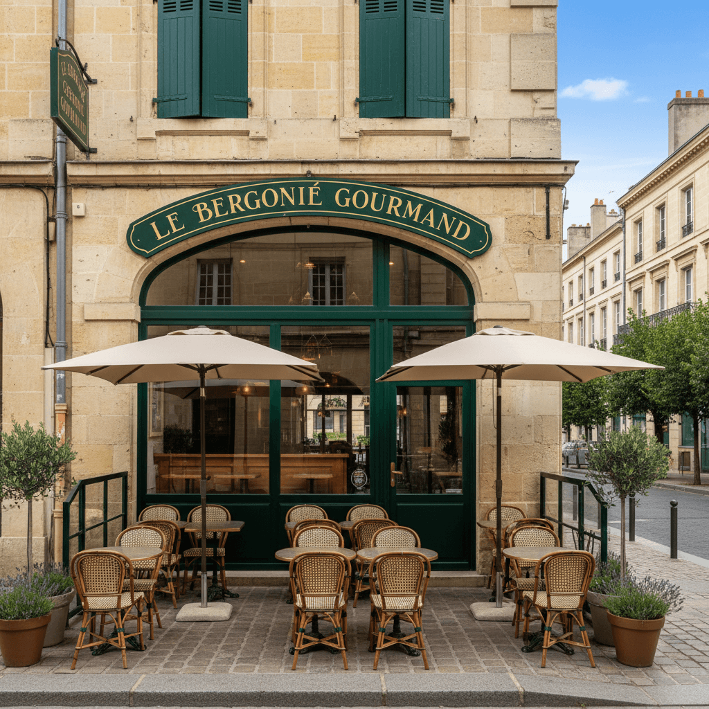 Restaurant à Bordeaux : terrasse