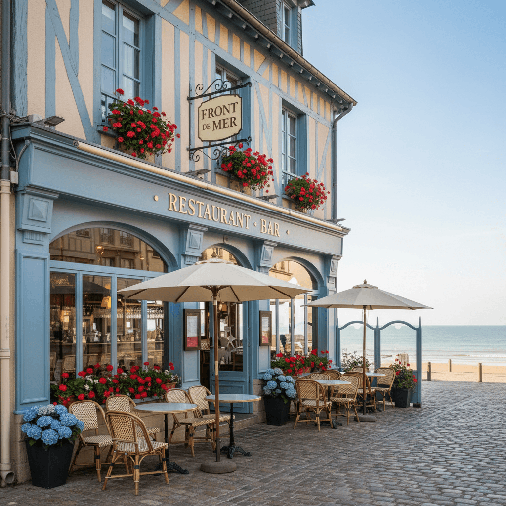 Restaurant à Rouen : terrasse - licence IV