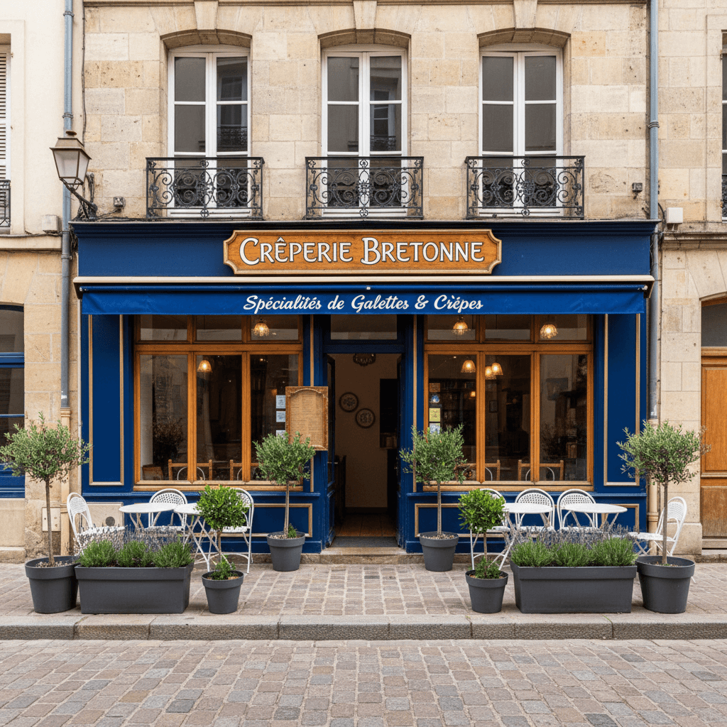 Restaurant 60m² à Nantes : terrasse - Image 1