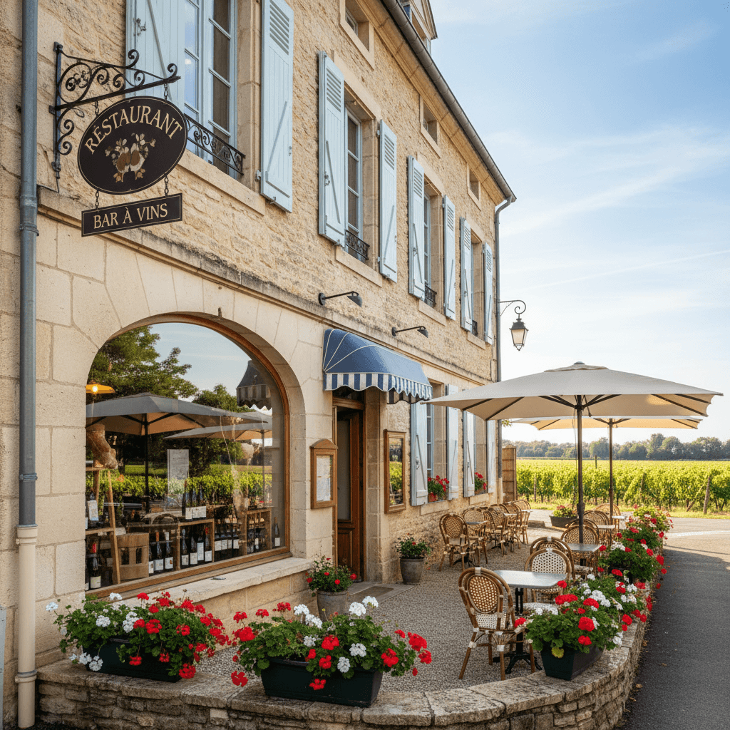 Restaurant 145m² à Juliénas : terrasse - licence IV - Image 1