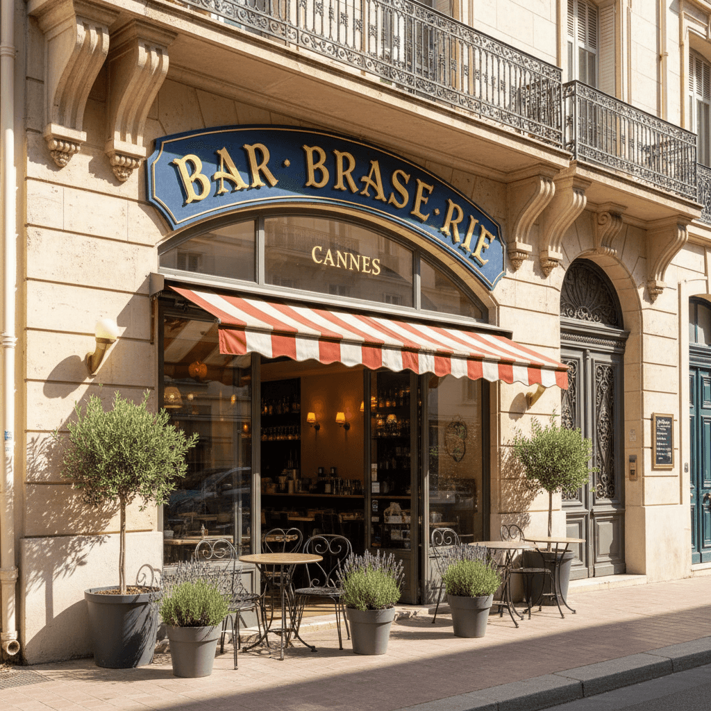 Bar-brasserie 100m² à Cannes : terrasse - licence IV - Image 1