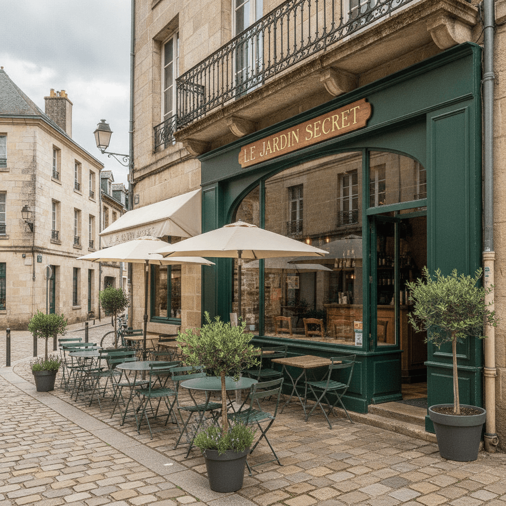Restaurant à Rennes : terrasse - extraction