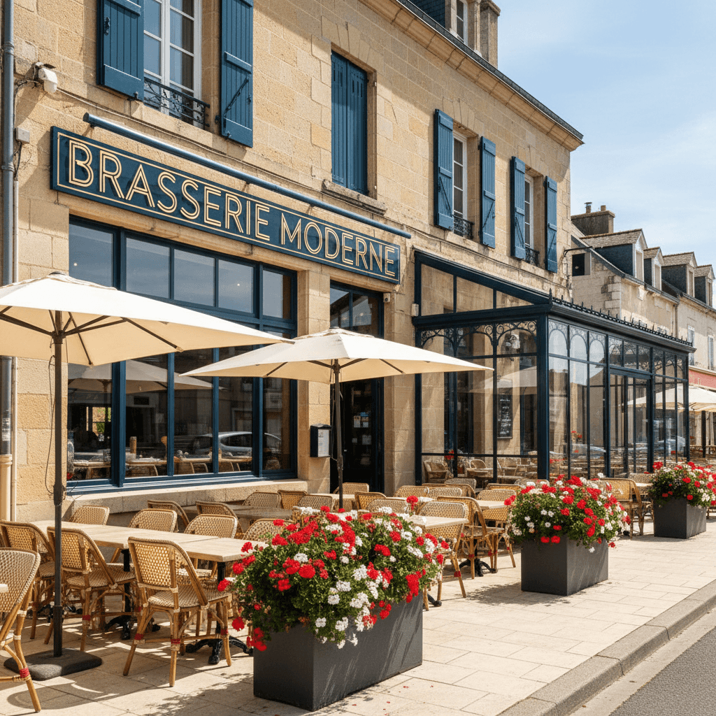 Bar-brasserie 414m² à Saint-Pierre-D'Oléron : terrasse - extraction - Image 1