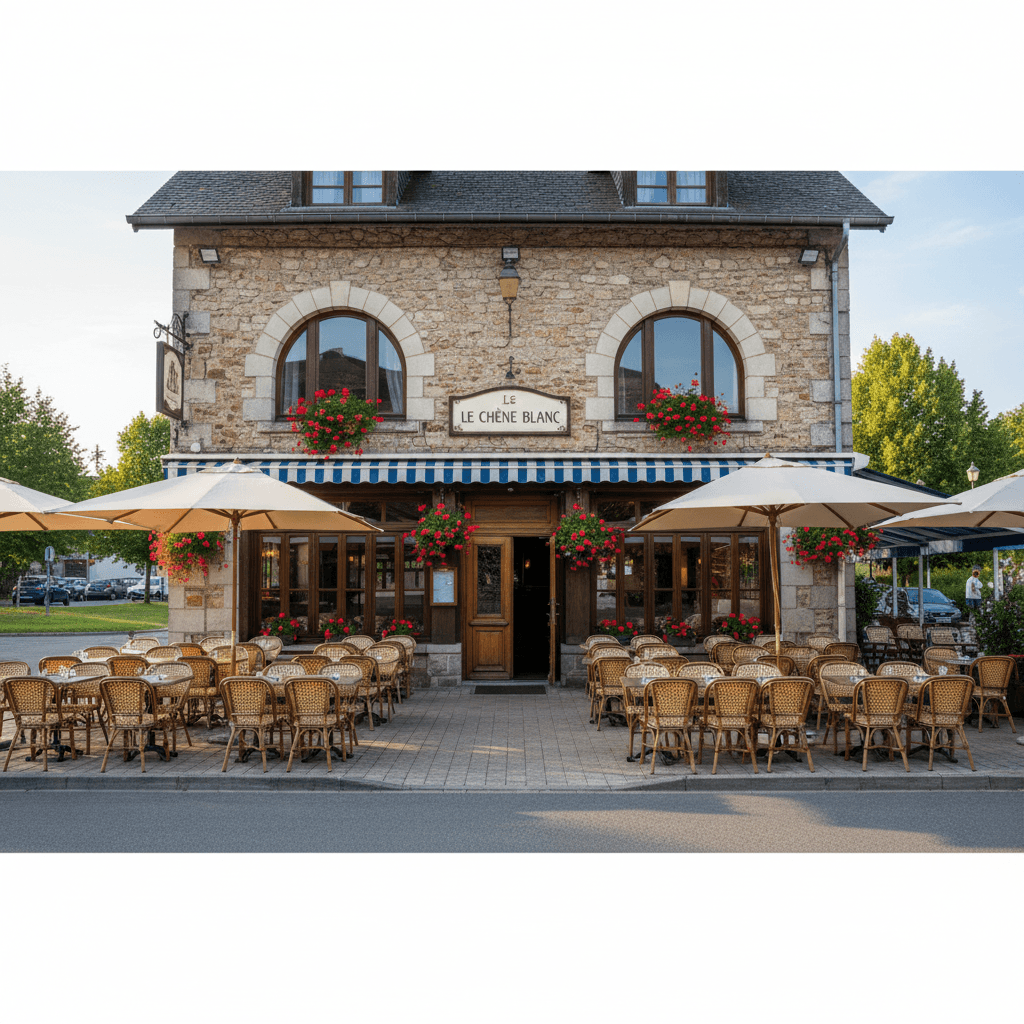 Restaurant à Froges : terrasse - licence IV - Image 1