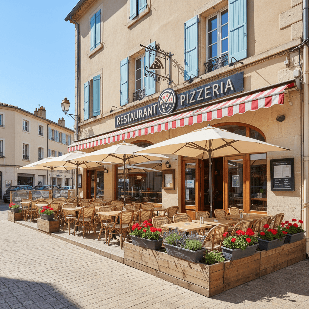Restaurant à Toulon : terrasse - licence IV
