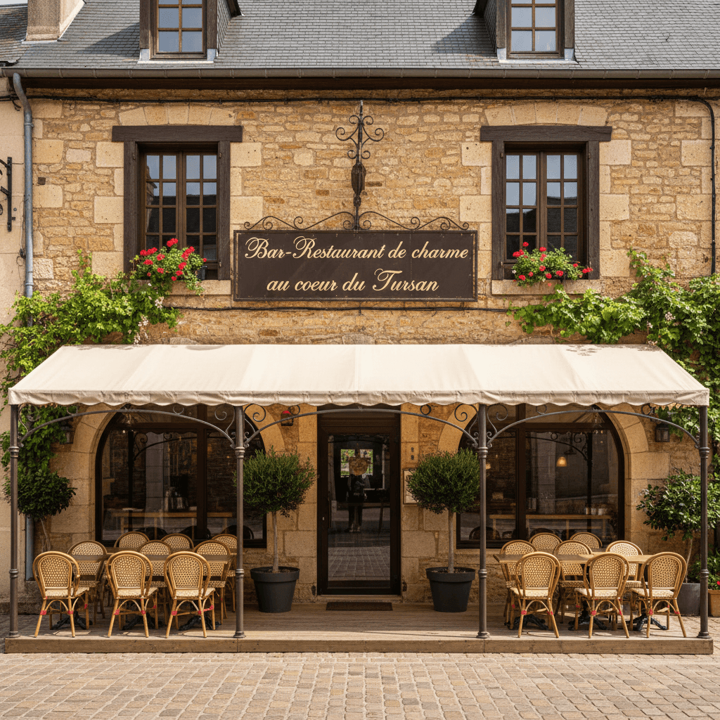 Bar-brasserie à Geaune : terrasse - licence IV - Image 1