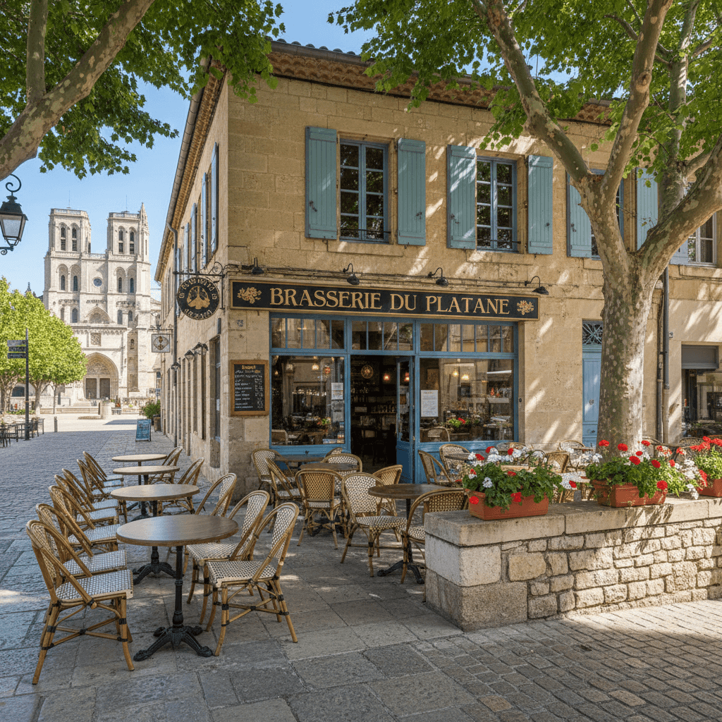 Bar-brasserie à Béziers : terrasse - licence IV - Image 1