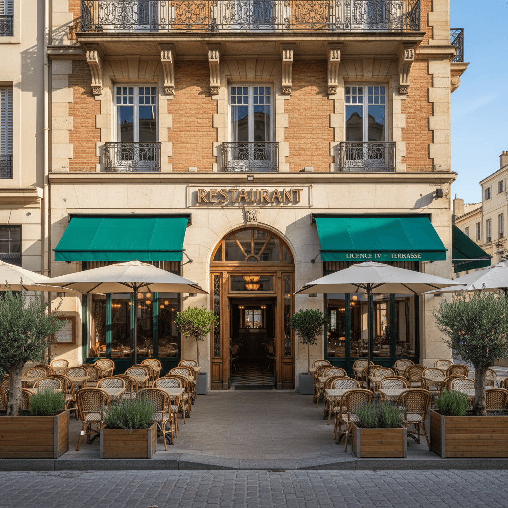 Restaurant 1000m² à Perpignan : terrasse - licence IV - Image 1