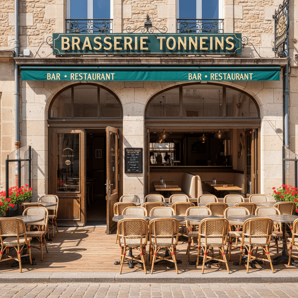 Bar-brasserie 135m² à Tonneins : terrasse - licence IV - Image 1