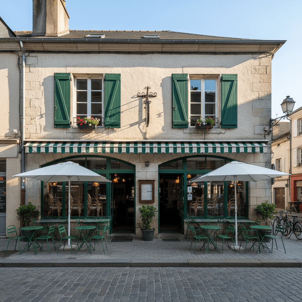 Bar-brasserie à Oloron-Sainte-Marie : terrasse - licence IV - Image 1