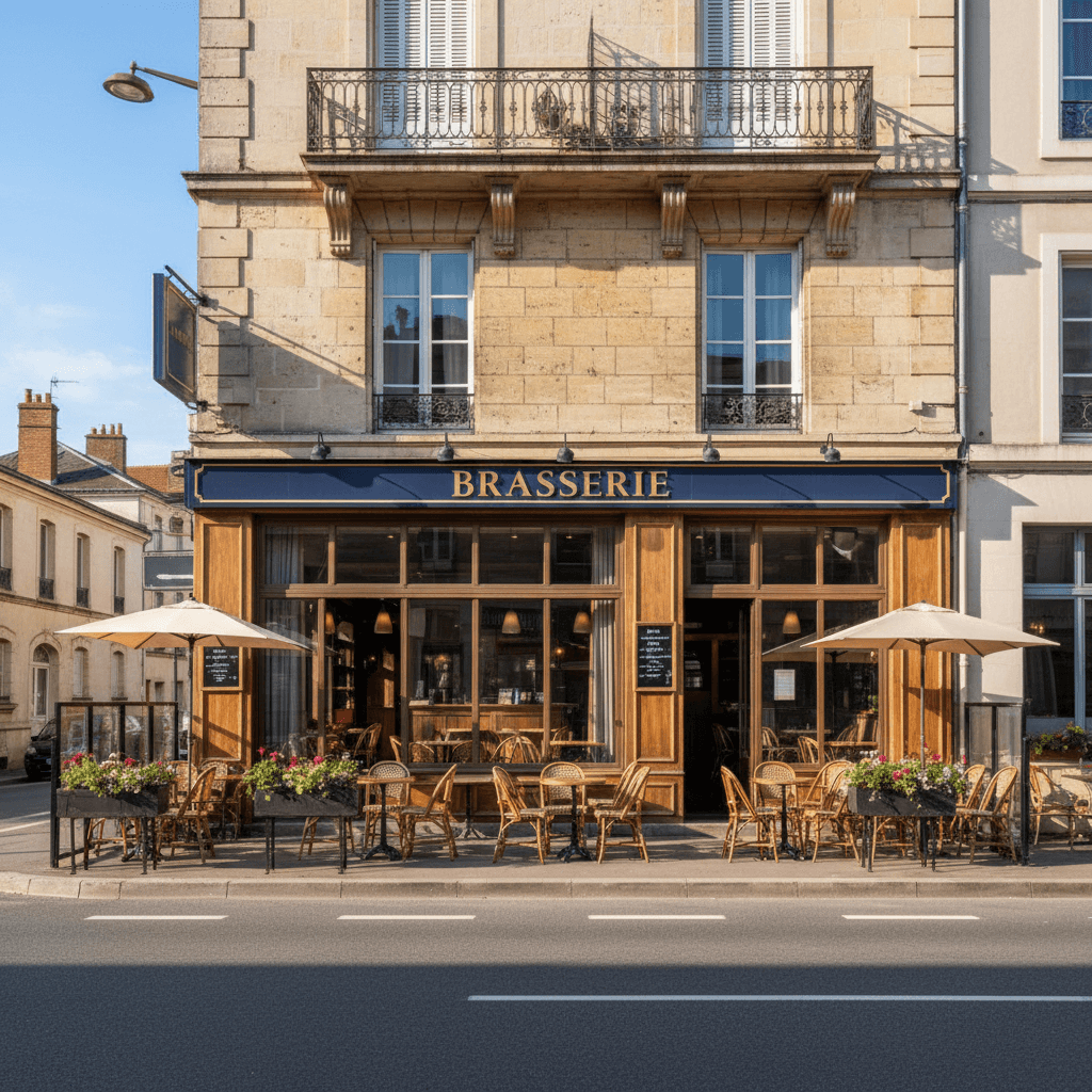 Bar-brasserie à Vienne : terrasse - licence IV - Image 1