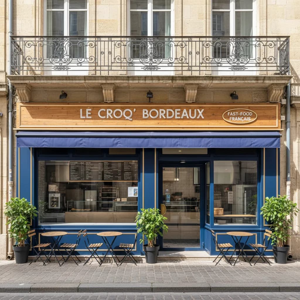 Fast-food 55m² à Bordeaux : extraction - Image 1