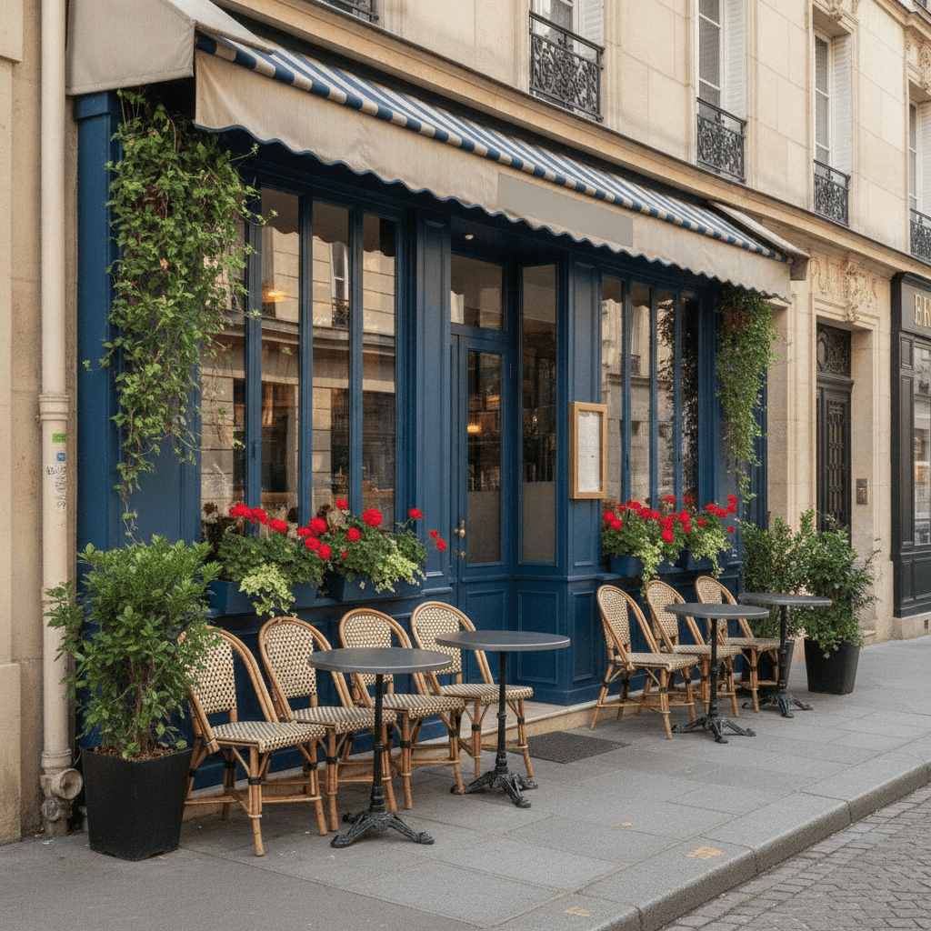 Restaurant 49m² à Paris : terrasse
