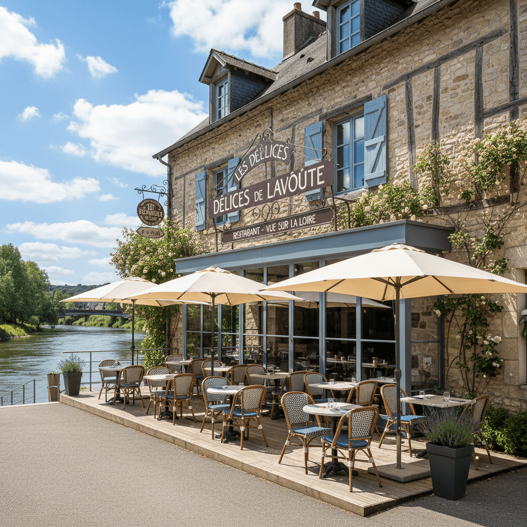 Restaurant 289m² à Lavoûte-Sur-Loire : terrasse - licence IV - Image 1